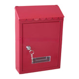 Maxbell Wall Mount Mailbox Lockable Metal Large Mail Box for External Office Outdoor