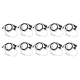 Maxbell 10 PCS Advanced Covert Acoustic Tube Bodyguard FBI Earpieces Headsets Mic for Motorola 1-Pin Two Way Radios - Aladdin Shoppers