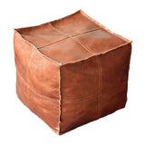 Maxbell 2pcs Boho Moroccan Pouf Cover Footstool Storage Ottoman Decor Living Room