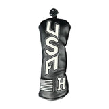 Maxbell Golf Club Cover Anti Scratch Equipment for Women Portable Protection S Black White Text