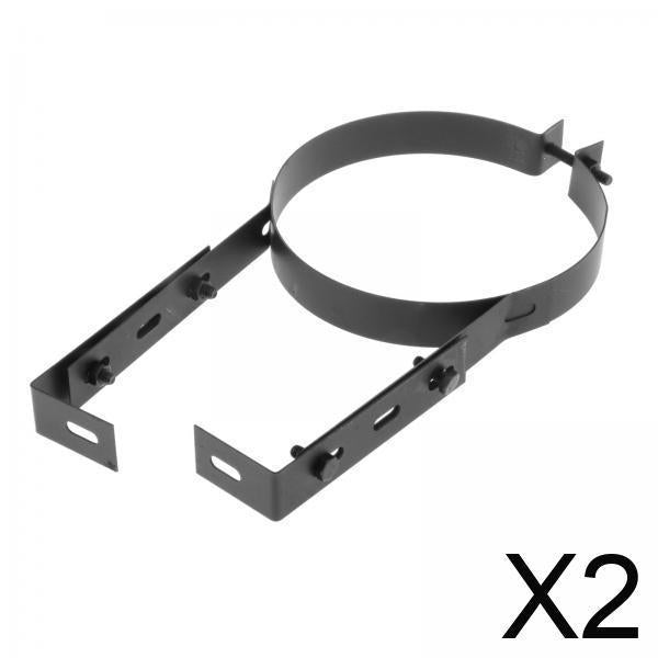 Maxbell 2xChimney Pipe Bracket Clip Fixing Hanging Stainless Steel Chimney Pipe Holder