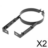 Maxbell 2xChimney Pipe Bracket Clip Fixing Hanging Stainless Steel Chimney Pipe Holder