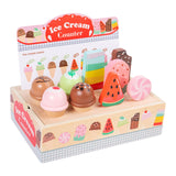 Maxbell Ice Cream Toy Education Pretend Food for 3 4 5 Years Old Girls Boys Children