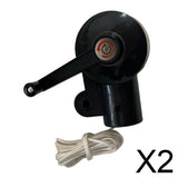 Maxbell 2xPatio Umbrella Accessories Stainless Parts for Balcony Courtyard Patio Table Crank Handle