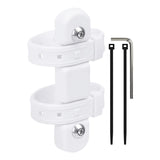 Maxbell Bike Water Bottle Cage Mount Base Silicone for Riding Road Bike Folding Bike White