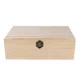 2pcs Handmade Wood Essential Oil Display Storage Carrying Case Box Stand Set