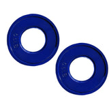 Maxbell 2 Pieces Fractional Weight Plates Color Coded for Strength Training Portable blue 0.5LB