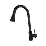 Maxbell Kitchen Faucet with Pull Down Spray Waterfall Kitchen Sink Faucet for Camping 3 gears black