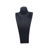Maxbell Necklace Bust Display Stand Home Organization Shop Necklace Mannequin Holder 16cmx8.5cmx32cm Black