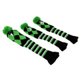 Maxbell Maxbell Set of 3 Golf Pom Pom Headcover Driver Fairway Woods Head Covers Green