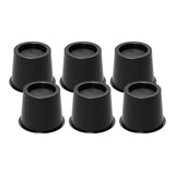 Maxbell Bed Risers Non Slip for Platform Bed Frame Elevators for Chair Couch Cabinet 6pcs