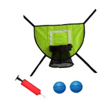 Maxbell Basketball Hoop for Trampoline for Kids Adults Outdoor Lightweight Backboard green