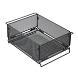 Maxbell Camping Storage Basket Iron for Organizing Kitchen Cabinets Closets Bathroom