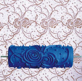 Maxbell 2pcs 5.9" Wall Painting Roller Home Decoration Machine Empaistic Flower Pattern