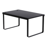 Maxbell Cabinet Shelf Space Saver Multipurpose Spice Rack for Kitchen Desktop Office Black