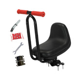 Maxbell Kids Bicycle Front Seat Child Bike Front Saddle for Girls Outdoor Activities Black