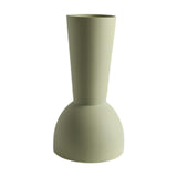 Maxbell Ceramic Flower Vase Frosted Porcelain Vase for Entryway Bookshelf Decoration Green