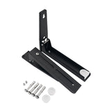 Maxbell Microwave Oven Rack Retractable Foldable Wall Mounted Stand for Kitchen Home Black