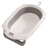 Maxbell Folding Baby Bathtub Portable Baby Bath Tub Baby Shower Bathtub for Toddlers Gray