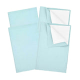 4x Jewelry Cleaning Cloths Two Color Soft Microfiber for Platinum Gold Watch Sea Blue