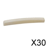 Maxbell 30xBone Material Bridge Nut for LP Electric Guitar Part 43x3.2x5mm