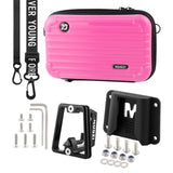 Maxbell Folding Bike Front Bag Front Carrier Block for Men Women Cycling Sports Pink