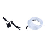 Car light-emitting diode Strip Lights, atmospheric Lighting Kit, Universal port electroluminescent Wire, Interior Decoration Ice Blue 400cm