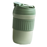 Maxbell Insulated Coffee Tumbler Stainless Steel 400ml for Gym Winter Outdoor Sports green