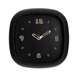 Maxbell Wall Clock Art Clock Modern Minimalist Timepiece for Cafe Bar Office Kitchen Black