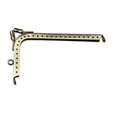 Maxbell 7 Shaped Metal Purse Frame Sturdy Retro Bag Sewing Kiss Lock Clasp Bag Frame 12.5cm