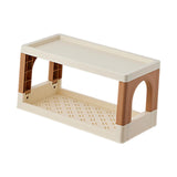 Maxbell Storage Rack Kitchen Decor Office Folding Dresser Top Desktop Desk Bookshelf 2 Layer