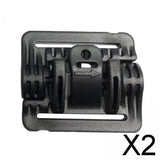 Maxbell 2xVest Quick Release Buckle Slider for Hunting Backpack Strap Belt Accessories Black Short
