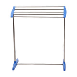 Maxbell Clothes Drying Rack Sturdy Versatile Garment Rack for Dorm Hotel Living Room Blue