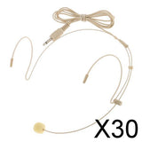 Maxbell 30xProfessional Ear Hook Wired Headset / Headworn Microphone Skin Color 3.5mm