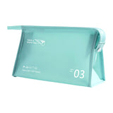 Maxbell Travel Toiletry Bag with Handle Storage Bag Travel Accessories for Beach Gym blue  horizontal