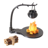 Maxbell 5Pcs 1/12 Dollhouse Hanging Stove for Miniature Scene Railway Station Layout Style C