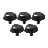 Maxbell 5Pcs Knobs for Gas Cooktop Household Sturdy Lightweight Trendy Replace Parts