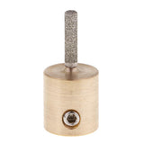 2 Pack Golden Stained Glass Grinder Head Bit Diamond Grinding Wheel for Tile