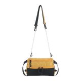 Maxbell Men's Crossbody Bag Adjustable Strap Lightweight with Zipper Stylish Satchel Yellow