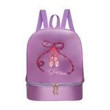 Maxbell Ballet Dance Backpack Lightweight Girls Ballerina Bag for Travel Yoga Sports Purple