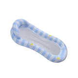 Maxbell Inflatable Pool Float Swimming Pool Floaty Lounge Raft for Relaxing Vacation blue