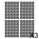 Maxbell 3x120 Pieces Keyboard Switch Pads Parts Universal for Hot Swappable Keyboard Style B PE