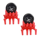 Maxbell Maxbell 1Pair Compound Bow Limb Dampener Shock Absorber Silencers Damper Crab Shaped Red