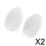 Maxbell 2x2 Pieces Floating Sbirolino Spirolino Bombarda Trout Pose Floats White 4.3g