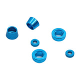 Maxbell Front Steering Bushing Spacer Kit Easy to Install Aluminum Steering Blue