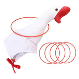 Maxbell Plush Goose Hat Decorative Head Cover Headgear for Performance Holiday Stage