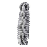 Maxbell 1.3cmx4.6M Boat Dock Line Rope Sturdy for Yachts Pontoons Fits 35-45ft Boats White Black