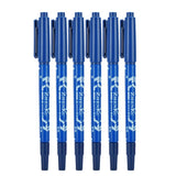 Maxbell 12Pcs Tattoo Pen Tattoo Skin Marker Marking Scribe Pen Fine Tip Black & Blue
