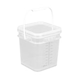 Maxbell Paint Bucket Sealing Leakproof Paint Pail with Handle for BBQ Outdoor Indoor 4 L