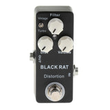 Maxbell Black Rat Distortion Guitar Effect Pedal True Bypass for Electric Guitar Parts - Aladdin Shoppers